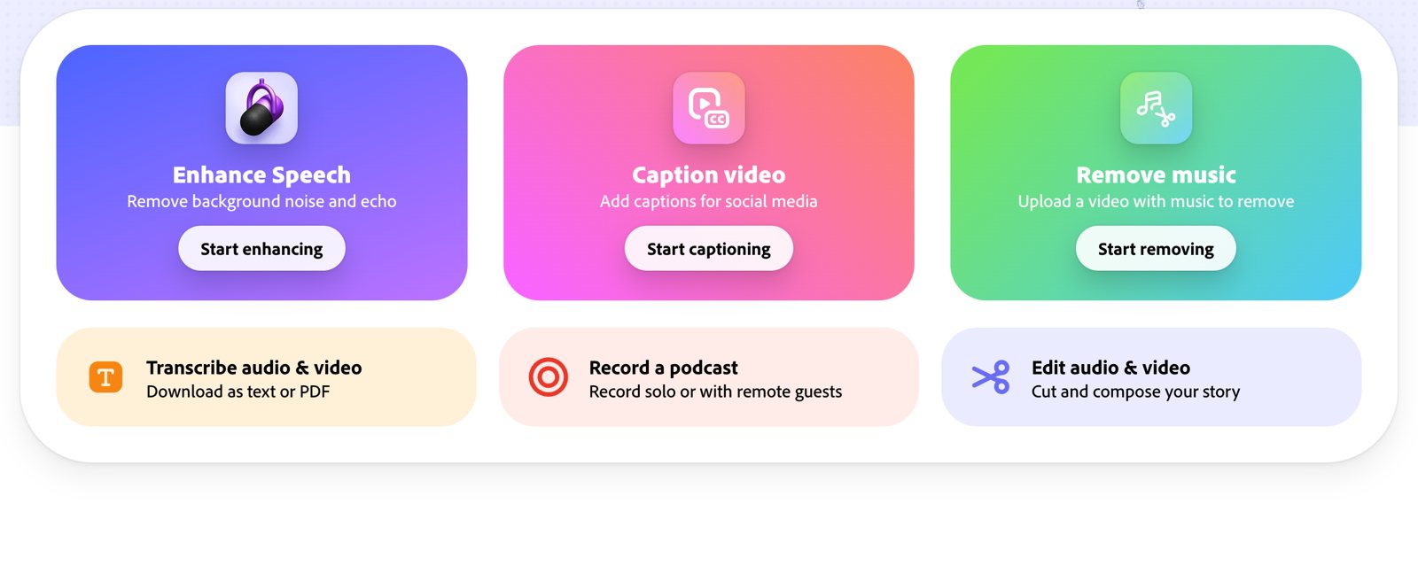 Adobe Podcast (Enhance Speech) screenshot 4