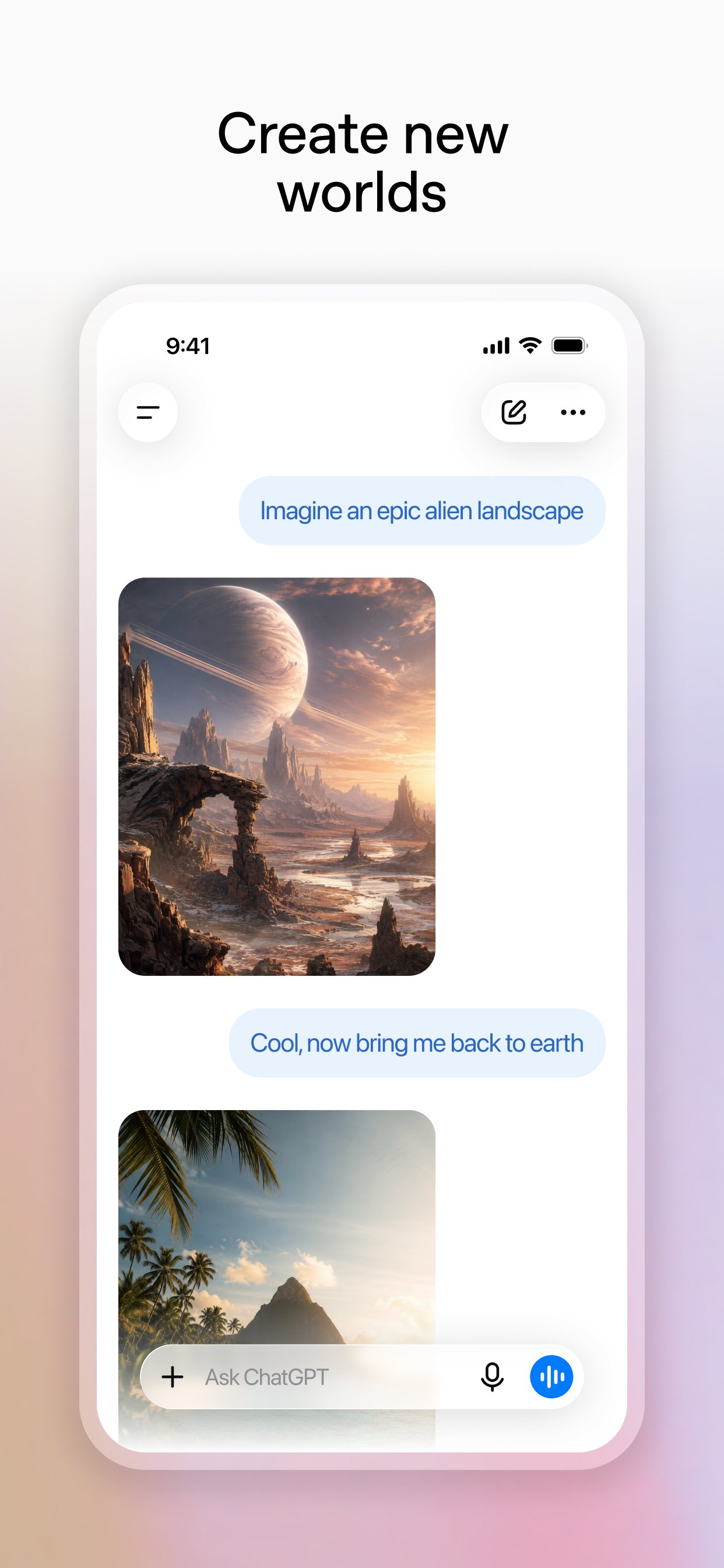 ChatGPT screenshot 1