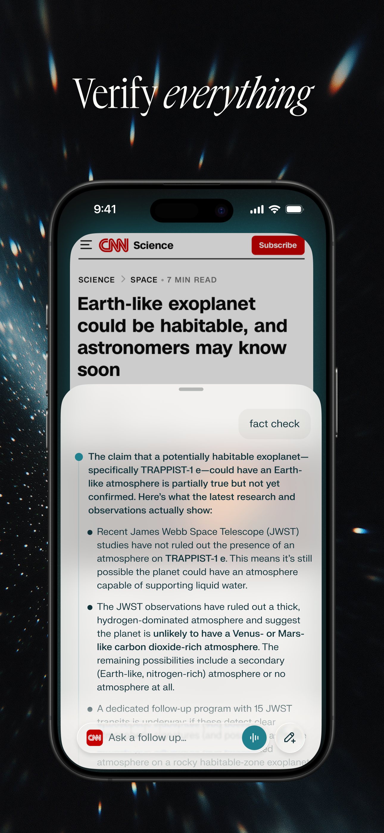 Comet screenshot 2