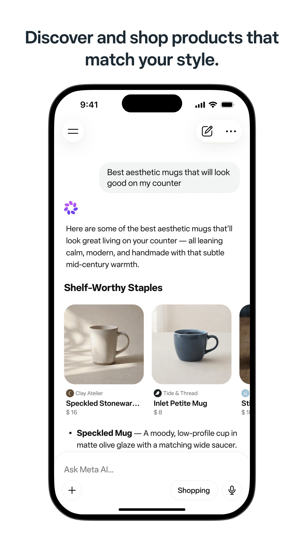 Meta AI screenshot 2